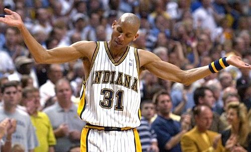 Reggie Miller scored eight points in nine seconds against the Knicks 25 years ago today