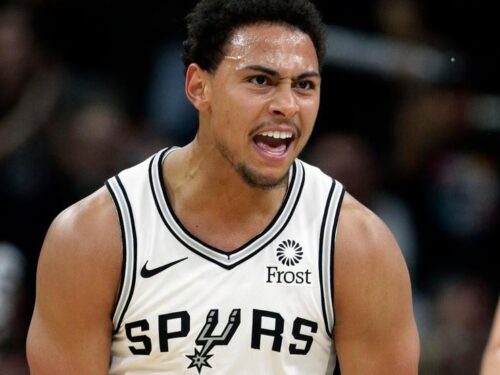 Bryn Forbes of the San Antonio Spurs cheap option of the Knicks