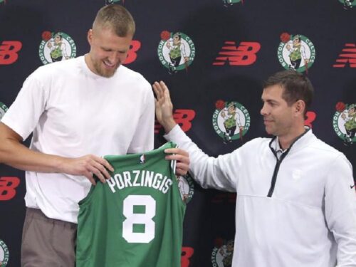 Celtics extend Kristaps Porzingis