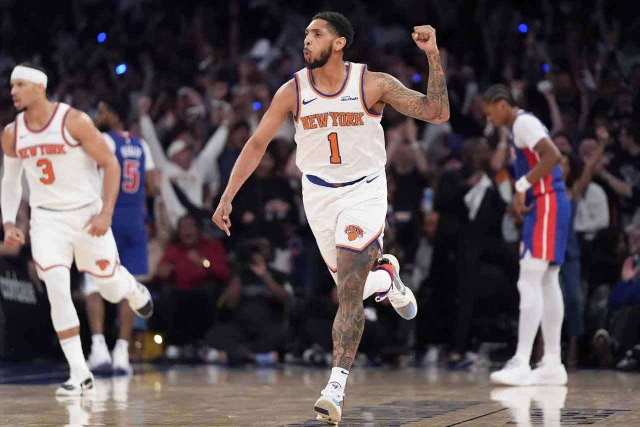 Cameron Payne in action vs Detroit Pistons