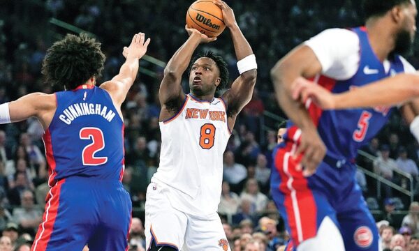 OG Anunoby Shines on Both Ends as Knicks Steal Game 1 from Pistons